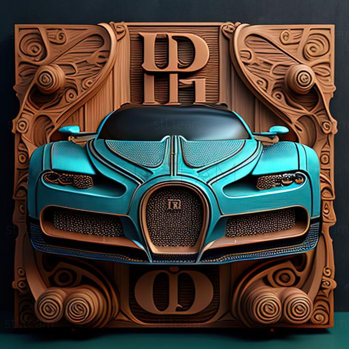 3D модель Bugatti Divo (STL)
